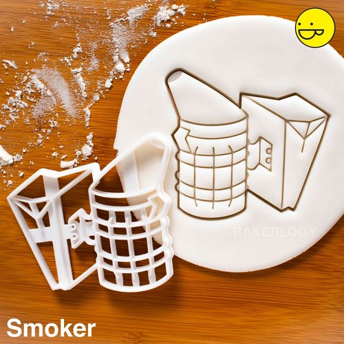 Bee smoker cookie - bee,