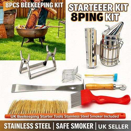 8pcs stainless steel - 8pcs,
