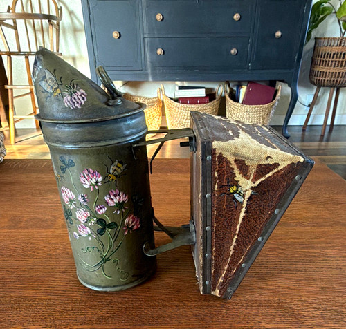 Vintage bee hive - bee,