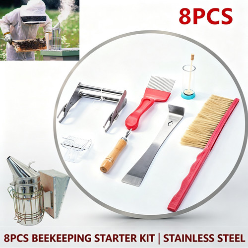 Stainless steel 8pcs - stainless,