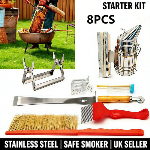 8pcs stainless steel - 8pcs,