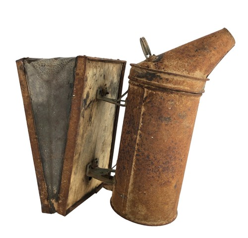 Antique root bee smoker - ai,